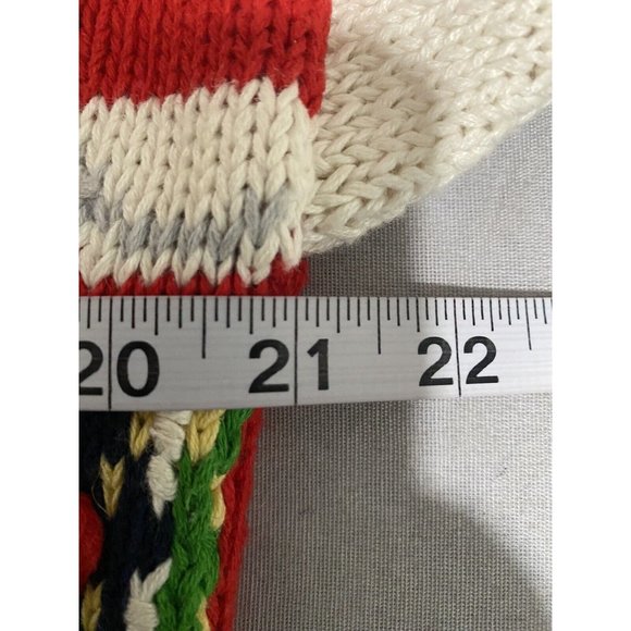 Vintage Marisa Christina Women’s Hand Knitted Sweater women golfer multi small - Picture 3 of 11